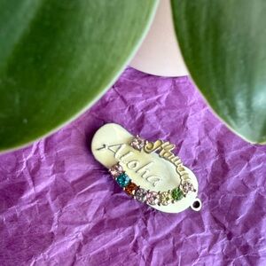 Colorful Aloha Sandal Pendant